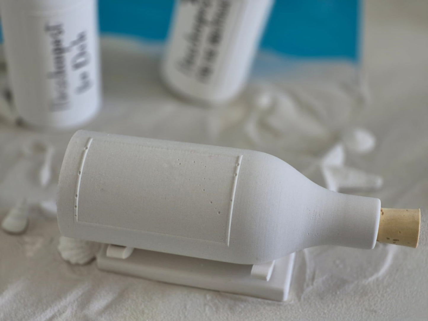 Silikonform Flaschenpost