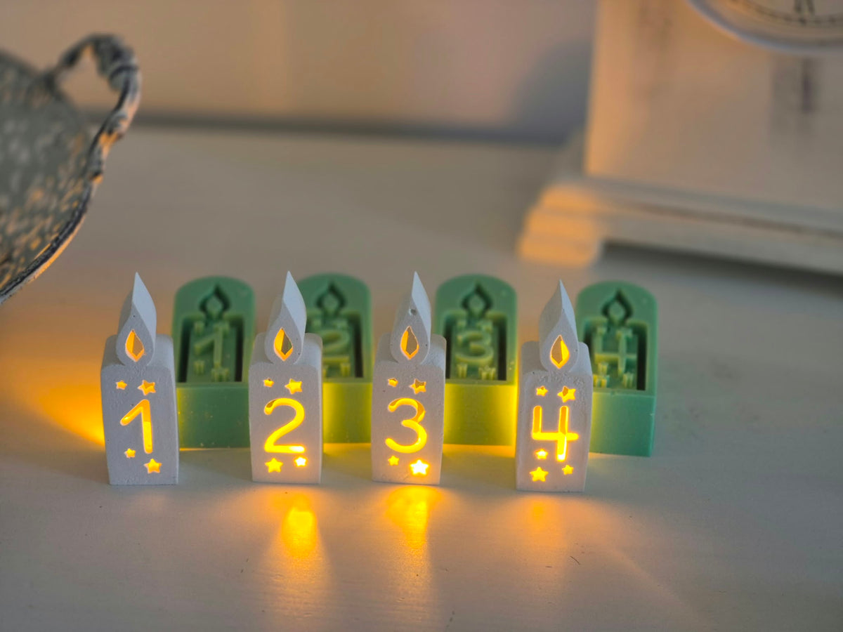 Adventskalender Silikonformen Minis 2026