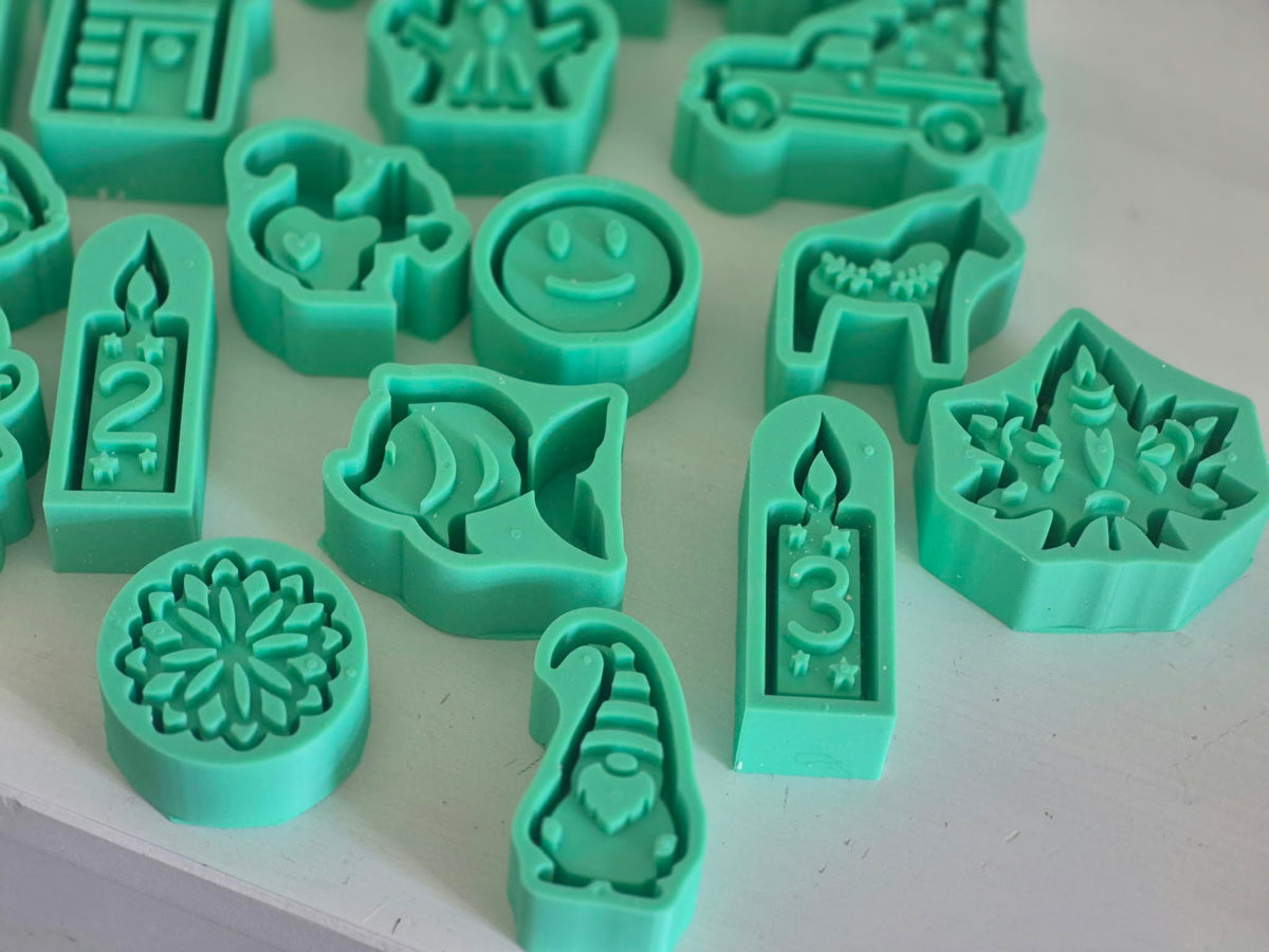 Adventskalender Silikonformen Minis 2026