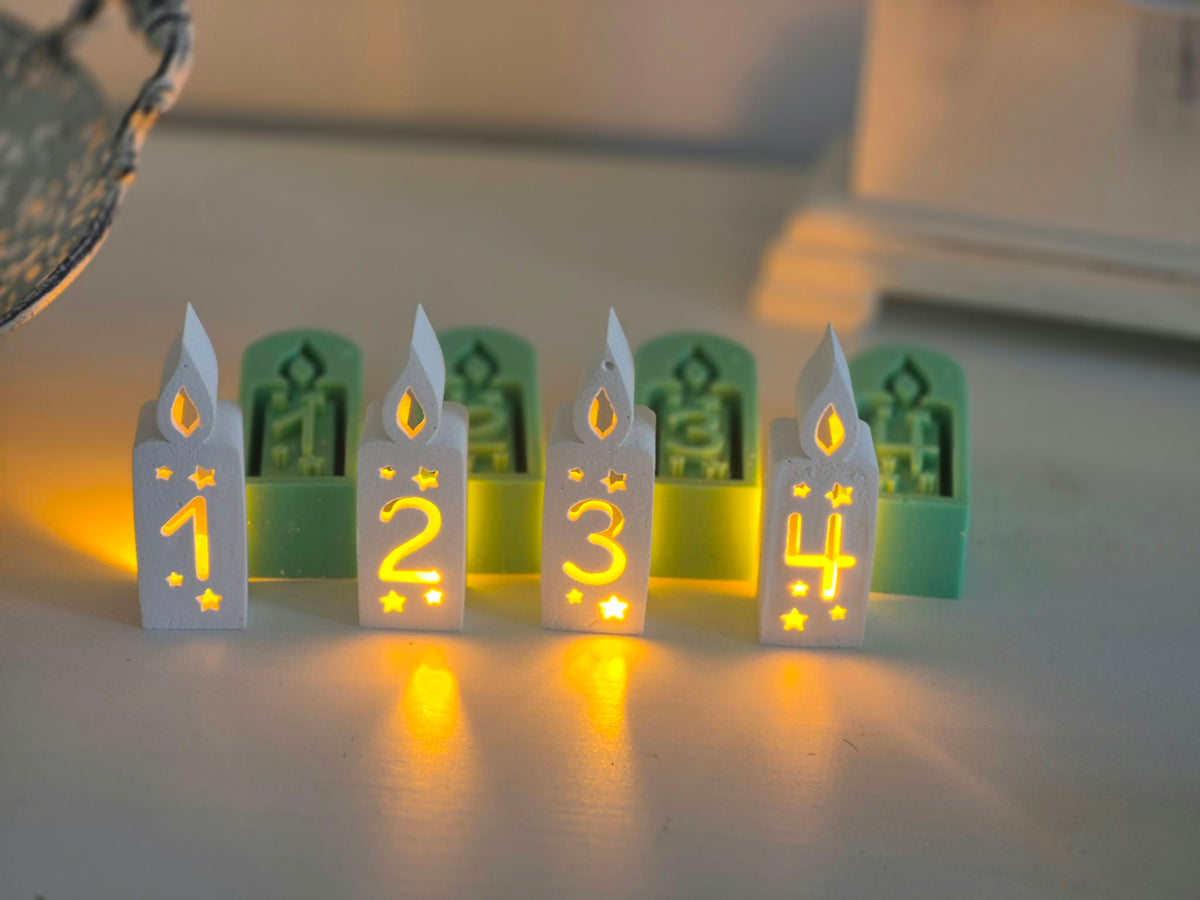 Adventskalender Silikonformen Minis 2026