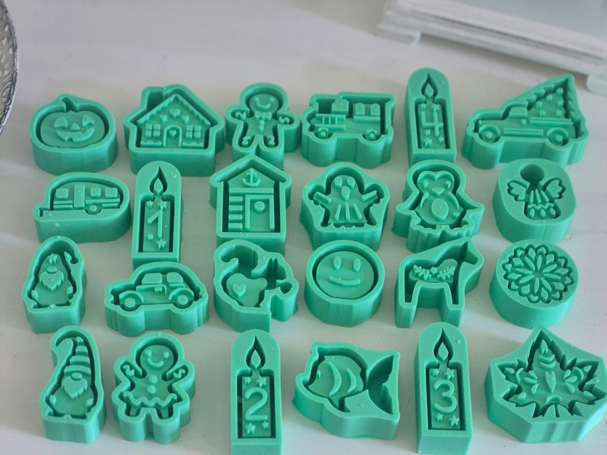 Adventskalender Silikonformen Minis 2026