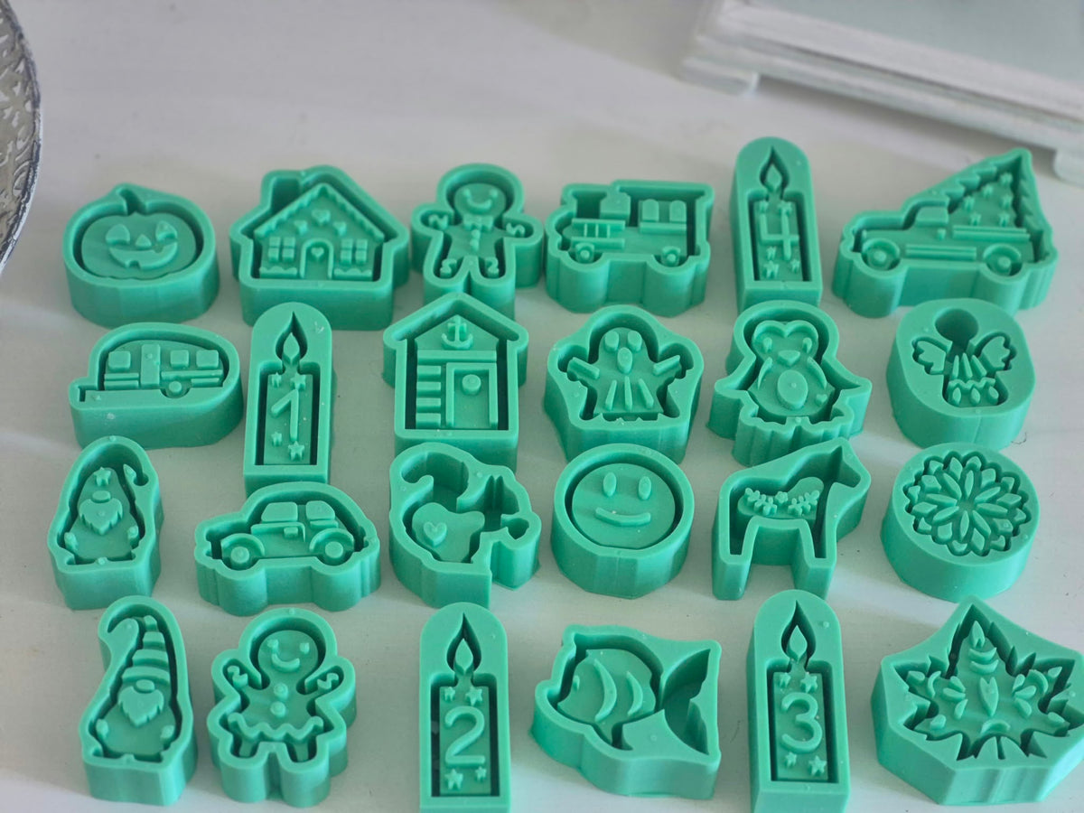 Adventskalender Silikonformen Minis 2026