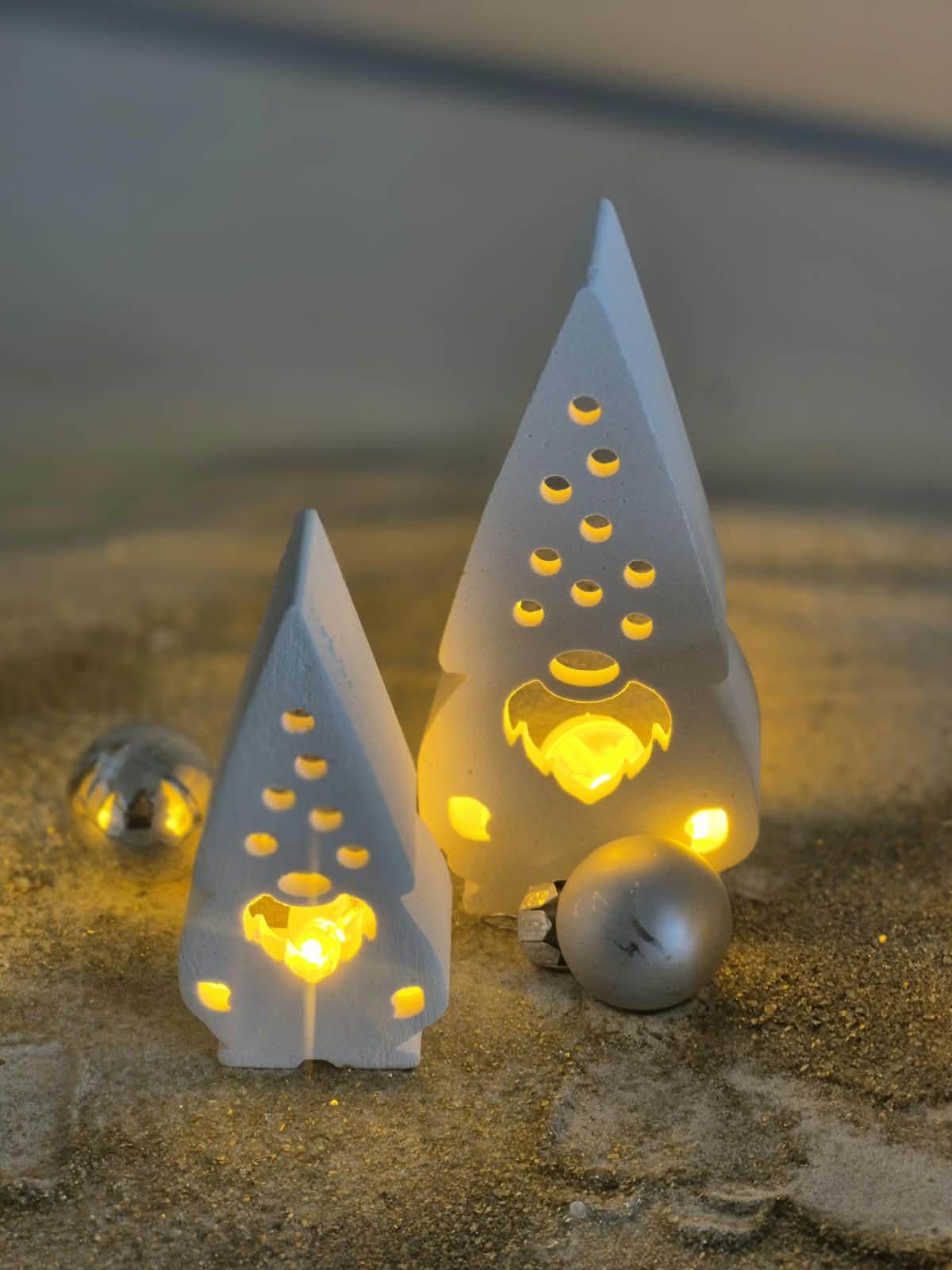 MINI Ballonlichtform Wichtel Stern, Streifen und Punkte