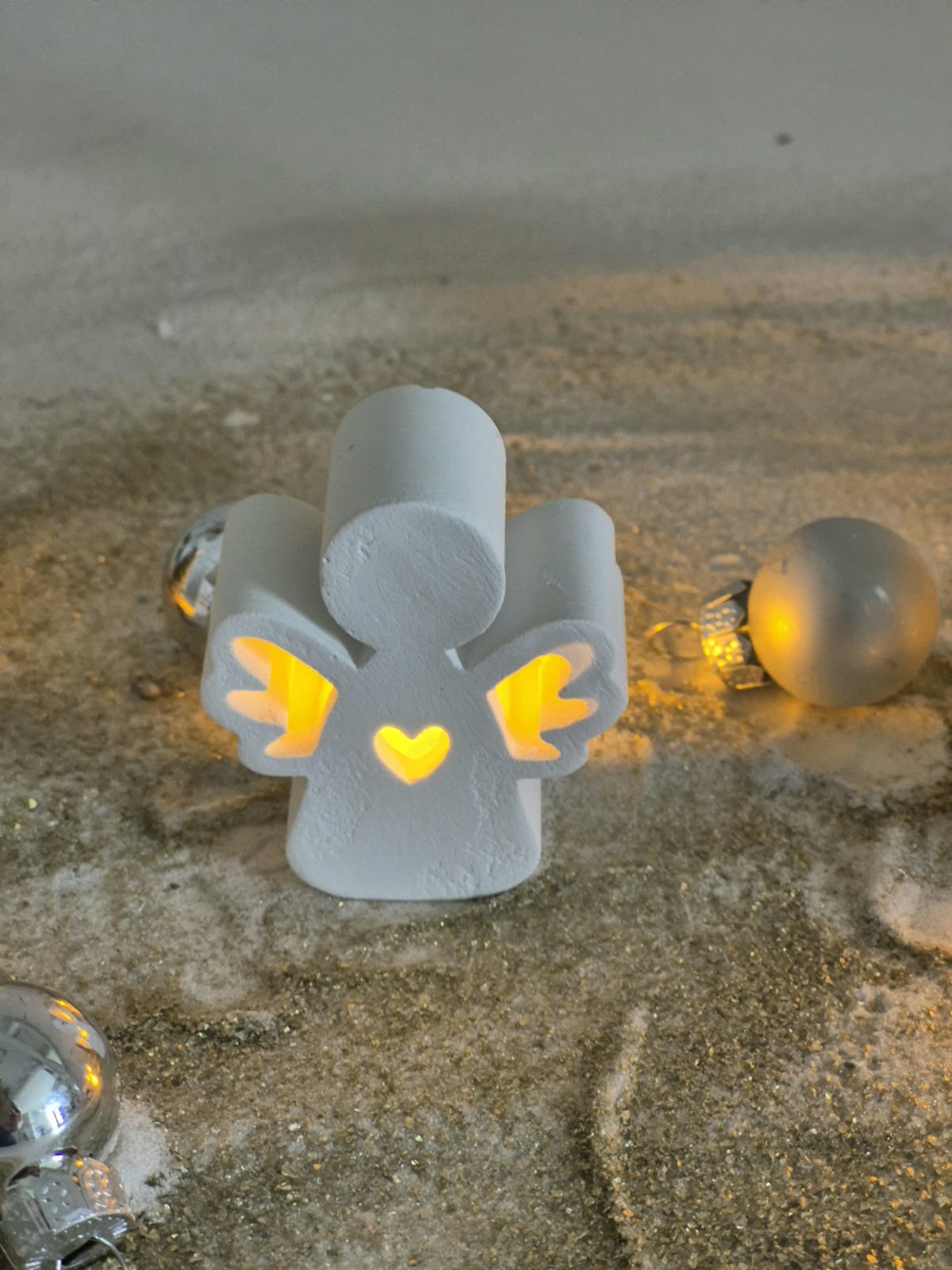 MINI Ballonlichtengel in Herz, Stern und Streifenform
