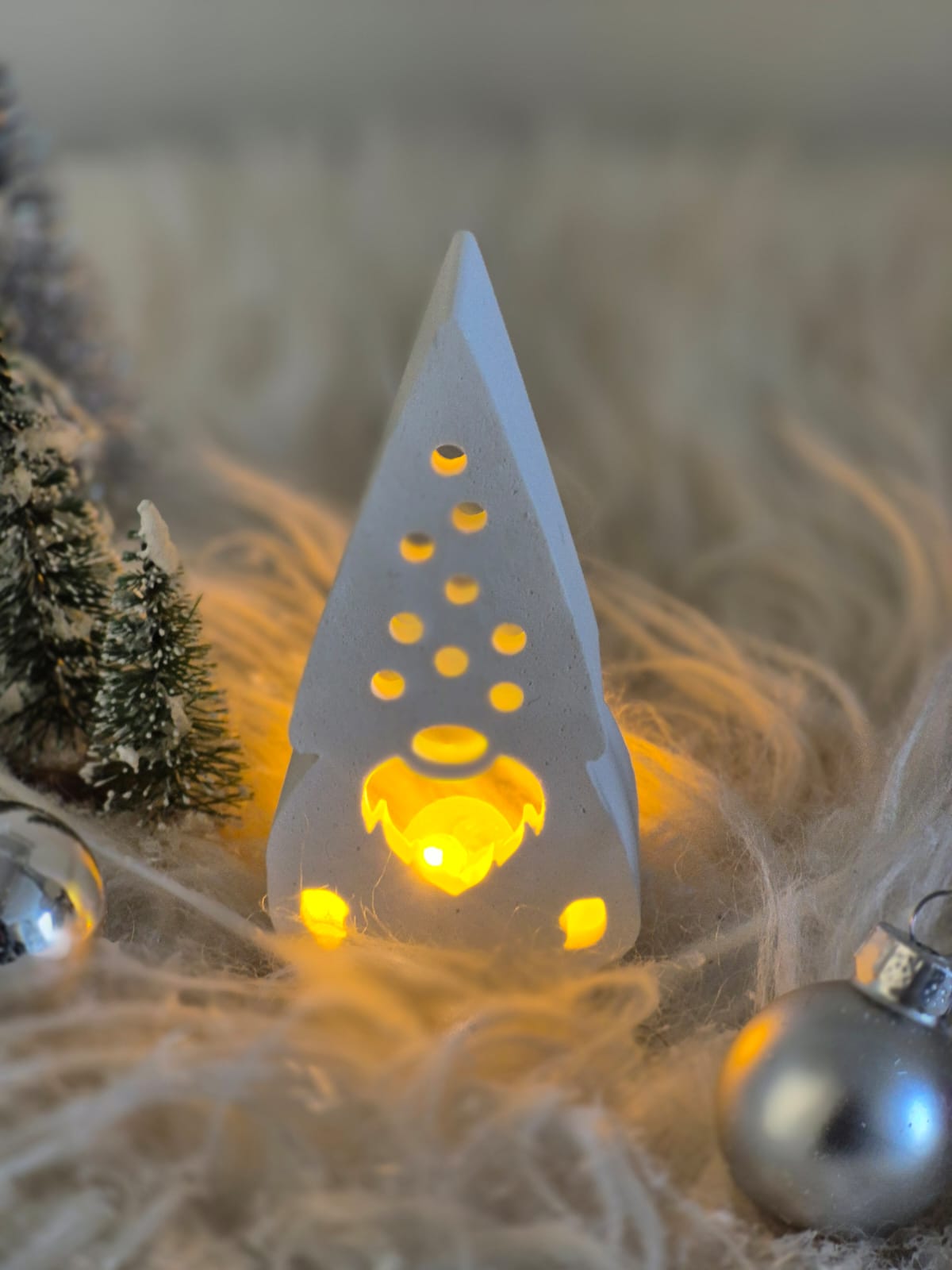 Silikonform Weihnachtswichtel für Ballonlicht